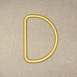 D-ringar i metall, större, olika storlekar och färger
