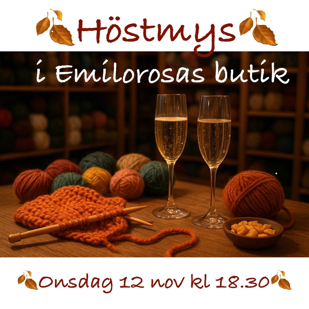 Höstmys i Emilorosas butik onsdag 12 november kl 18.30