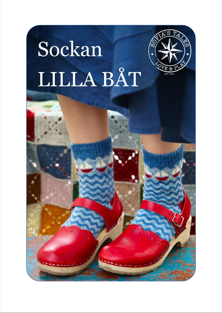 Beställ Garn-Kit till Sofia´s Tales fina socka "Lilla Båt"!