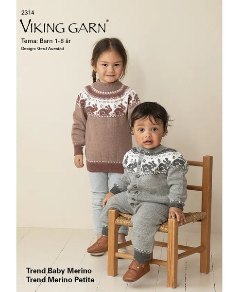 Mönsterhäfte Viking 2314 Tema: Barn 1-8 år (Trend Merino Petite, Bambino))