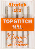 Symaskinsnål Topstitch 100