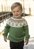 Mönsterhäfte Viking 2424 Barn 1-8 år (Baby Merino)