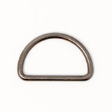 D-ring i metall 10-40 mm, antiksilver / gun metall