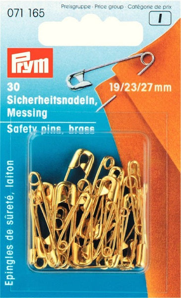 Säkerhetsnål Prym, nr.19-27cm sortiment, 30 st