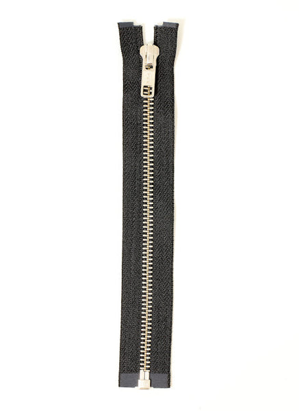 Blixtlås (Y321) 60 cm silver YKK 6mm delbart