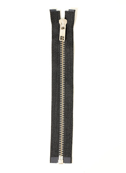 Blixtlås (Y321) 65 cm silver YKK 6mm delbart