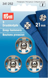 Tryckknappar 21 mm Prym