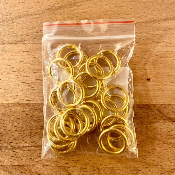 Julkalender-ringar guld 24-pack 18mm