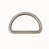 D-ring i metall 10-40 mm, antiksilver / gun metall