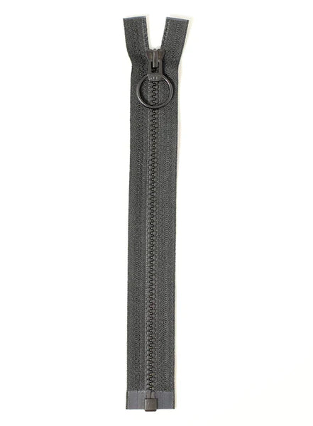 Blixtlås med ringkläpp (Y431) 40 cm YKK 4mm delbart